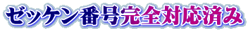 ゼッケン番号完全対応済み 